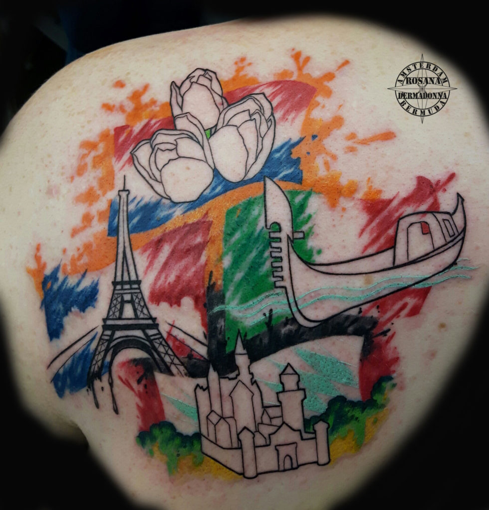 Colour Tattoo of Souvenirs