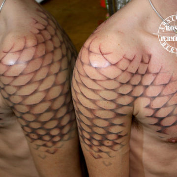 Realistic Scales tattoo