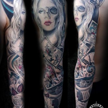 Colour Realism Tattoo, Black And Grey Tattoo, Rosana Tattoo