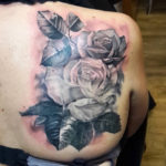 Realistic Roses Tattoo, Yuri Tattooer , Antwerp