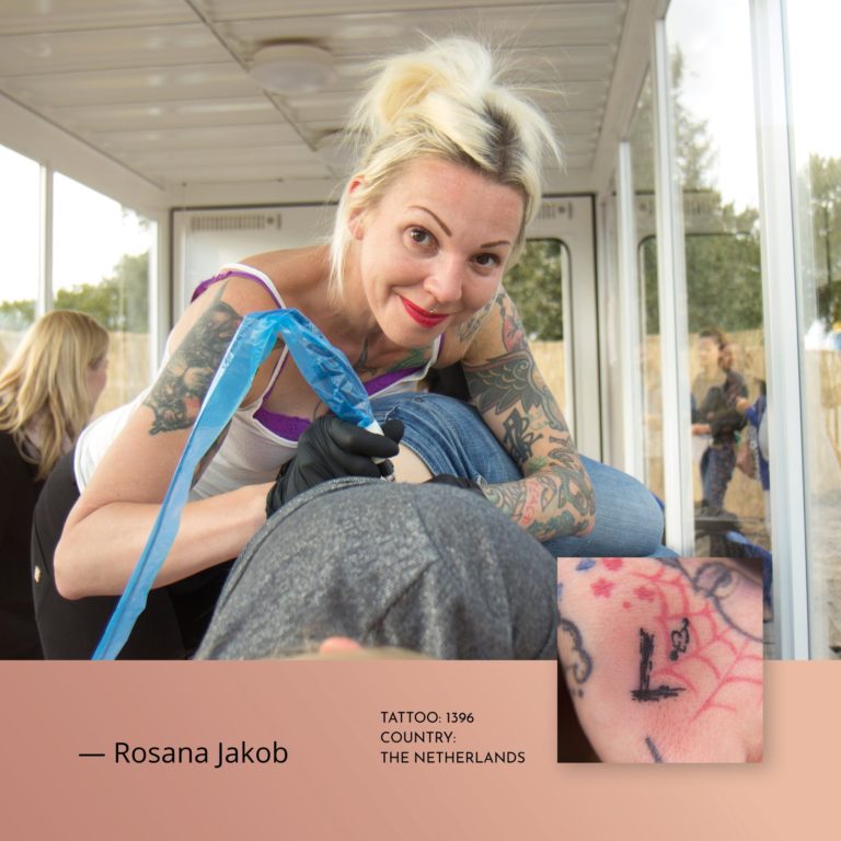 Rosana Dermadonna at Human Rights Tattoo