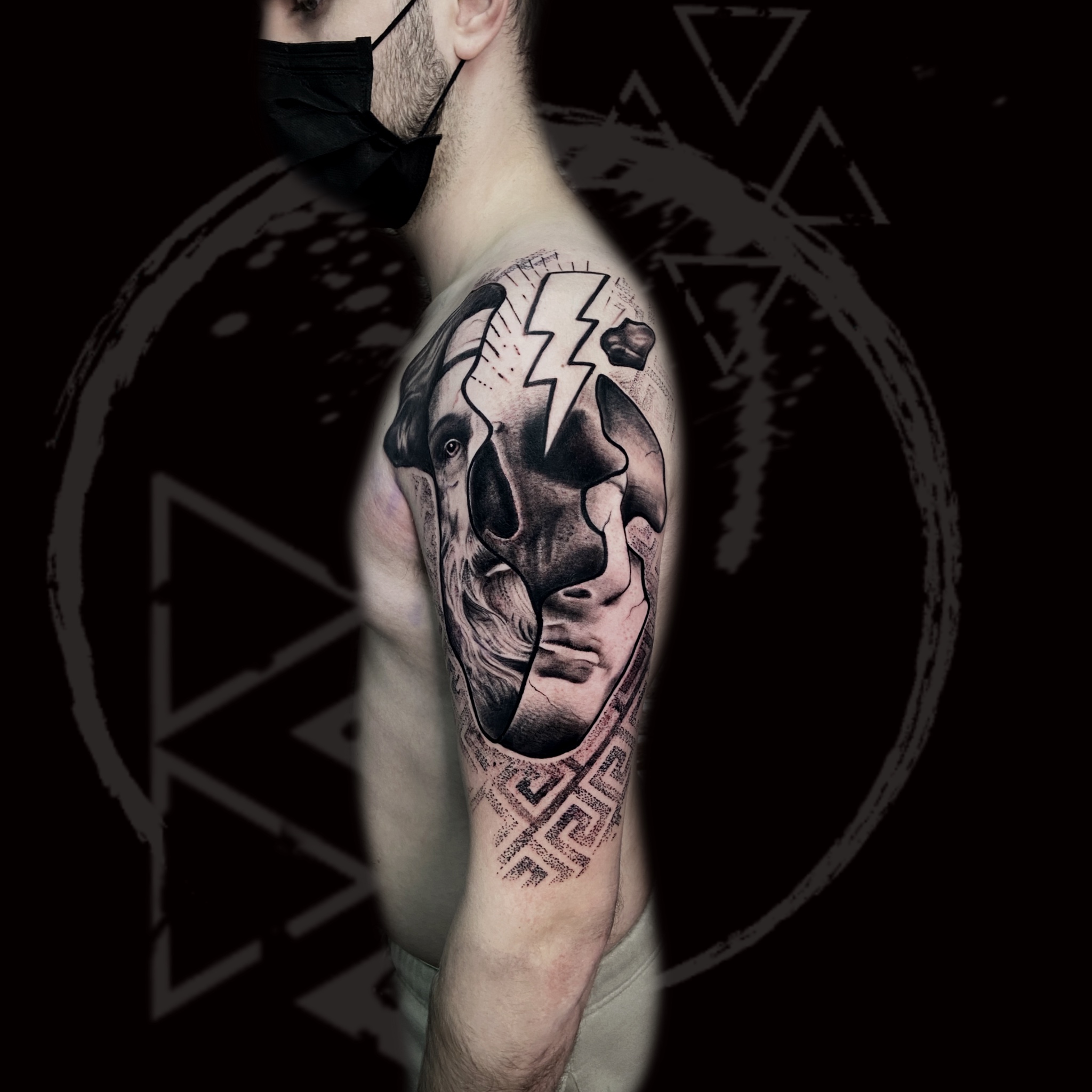 Modern Realism Tattoo, Black And Grey Tattoo, Contemporary Tattoo, Amsterdam Tattoo, Romain Blackspirit