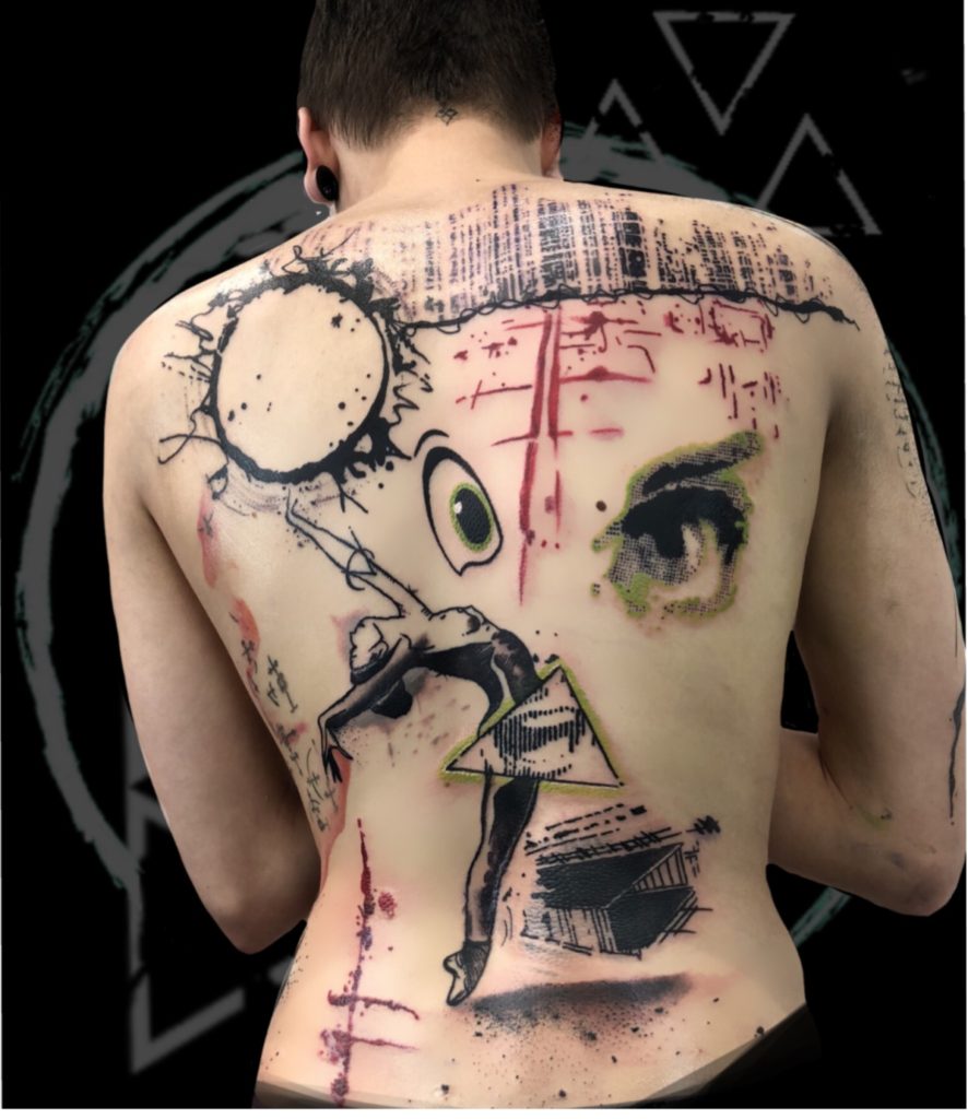 Modern Tattoo,Modern Realism Tattoo, Black And Grey Tattoo, Contemporary Tattoo