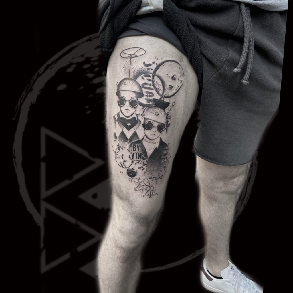 Black And Grey Tattoo, Contemporary Tattoo