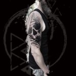 Death Dimension Tattoo,Modern Realism Tattoo, Black And Grey Tattoo, Contemporary Tattoo, Romain Blackspirit