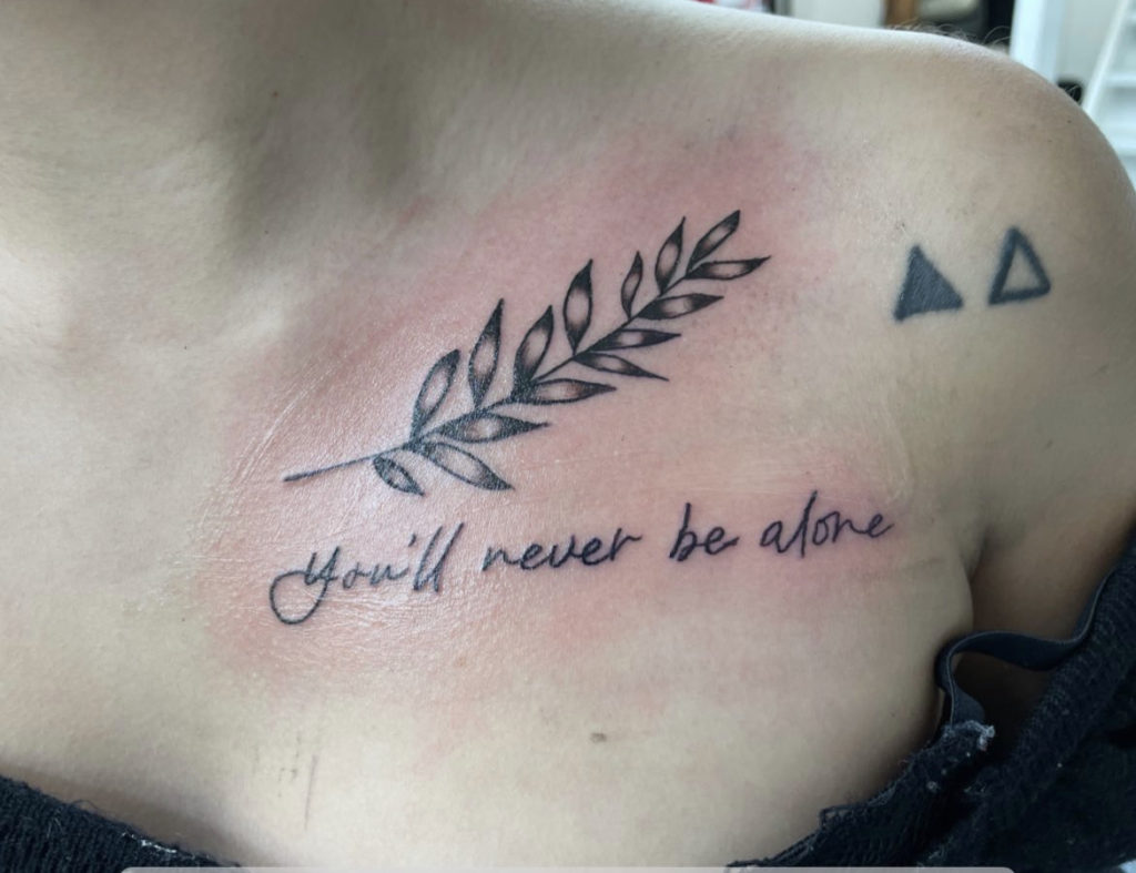 Lettering tattoo, Small Tattoo