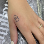 Hearts tattoo, Small Tattoo, Line Tattoo, Black Ink Tattoo