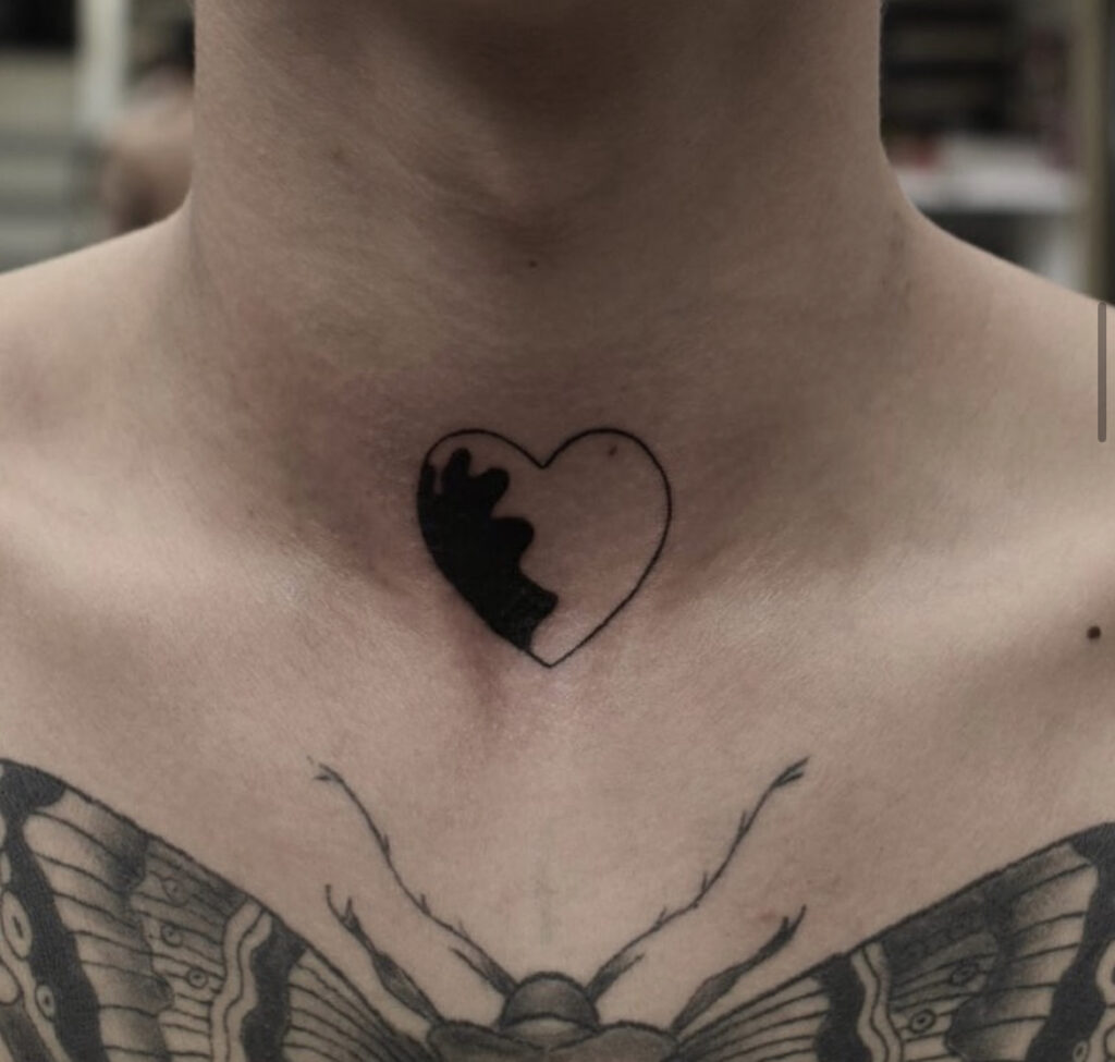 Neck tattoo, Small Tattoo, Cute Tattoo